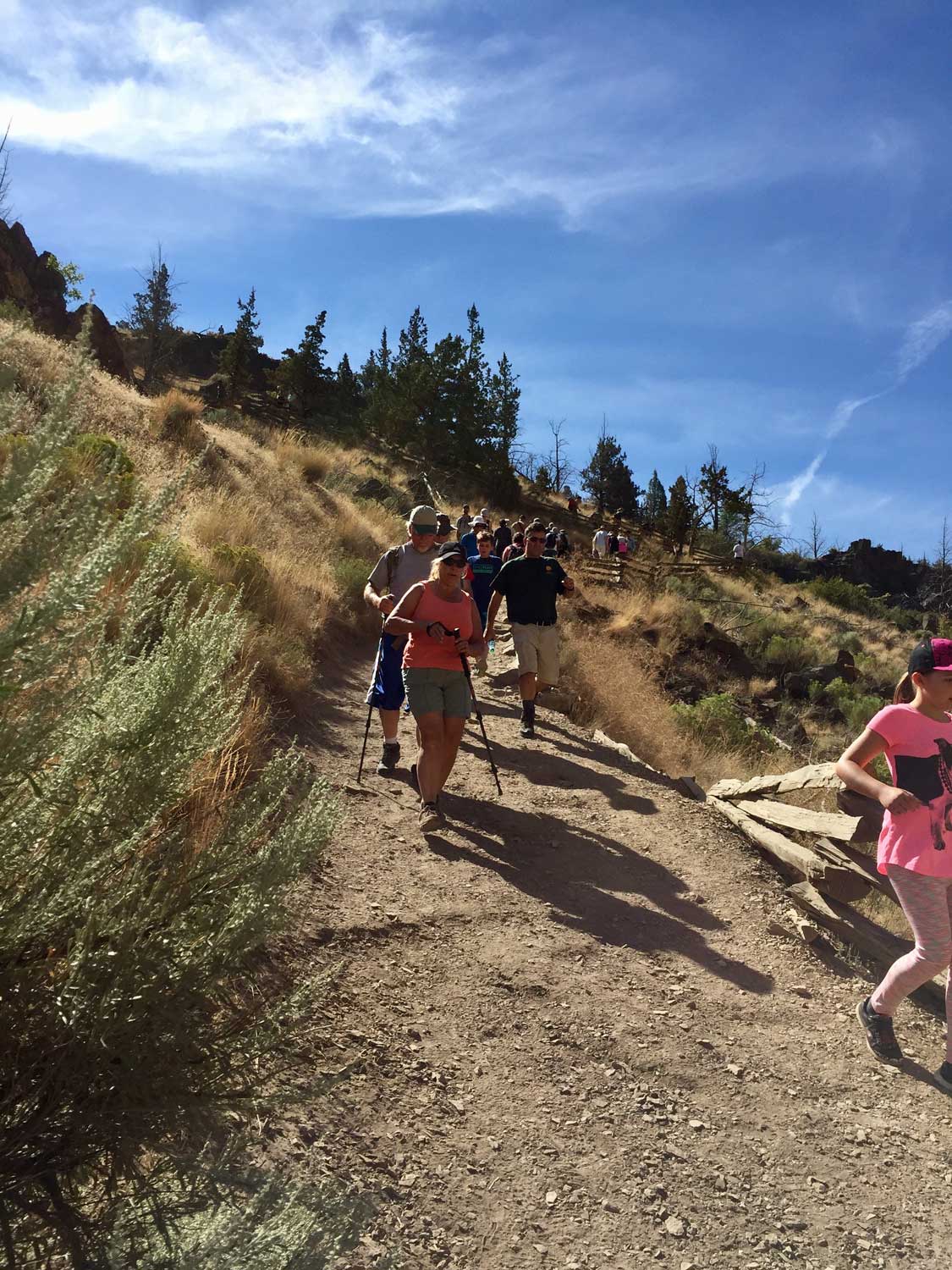 Racing to get in position for the Total Solar Eclipse at Smith Rock State Park