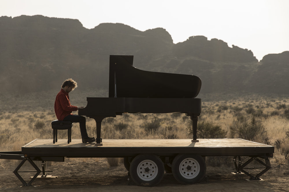 VIDEO: 'The Rock' plays a giant piano with his feet