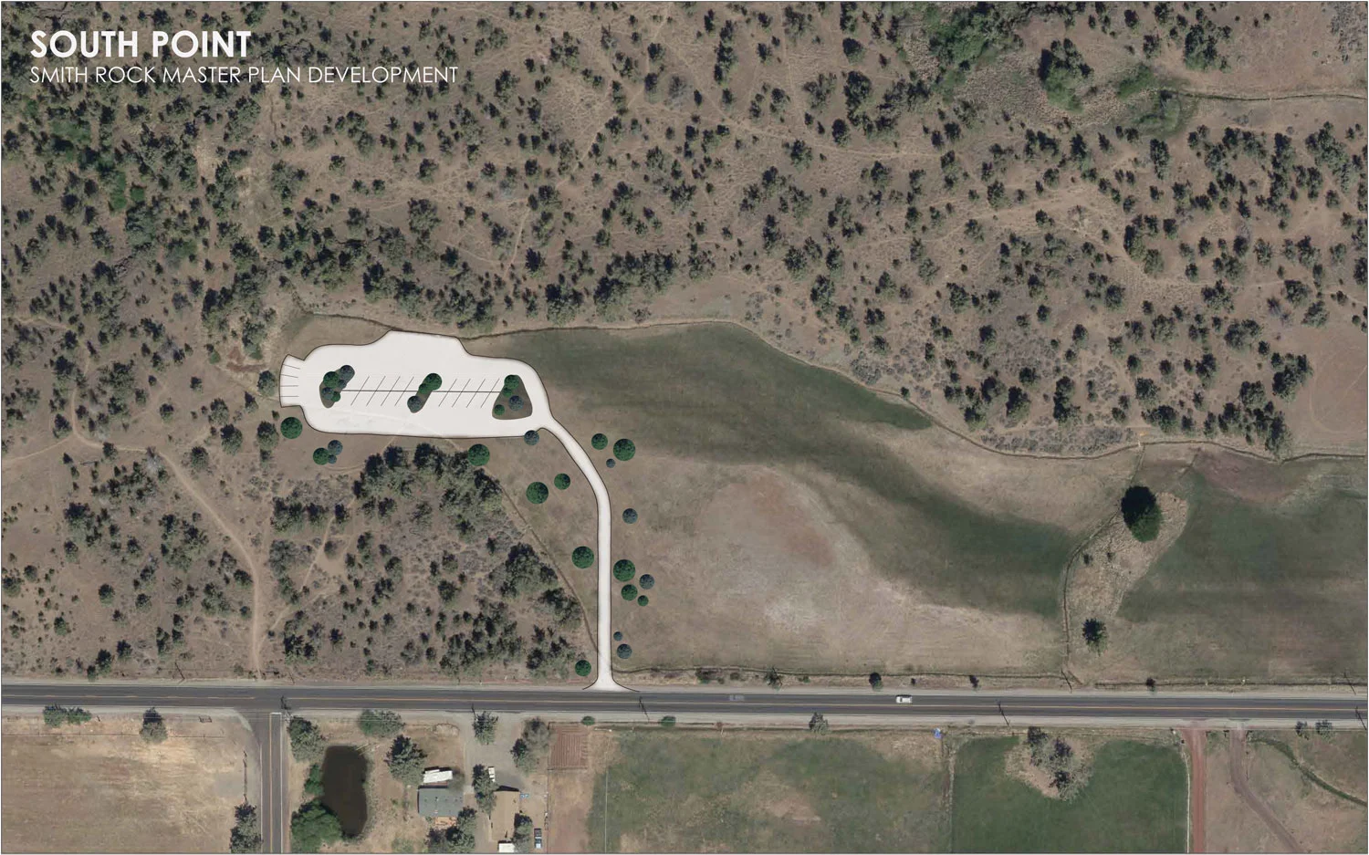 Overhead Google Maps inset of the proposed South Point Area. Click to enlarge.