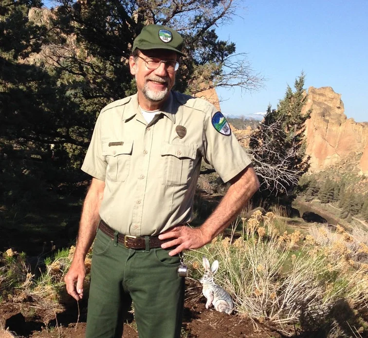 David Vick, avid birder in his natural habitat.