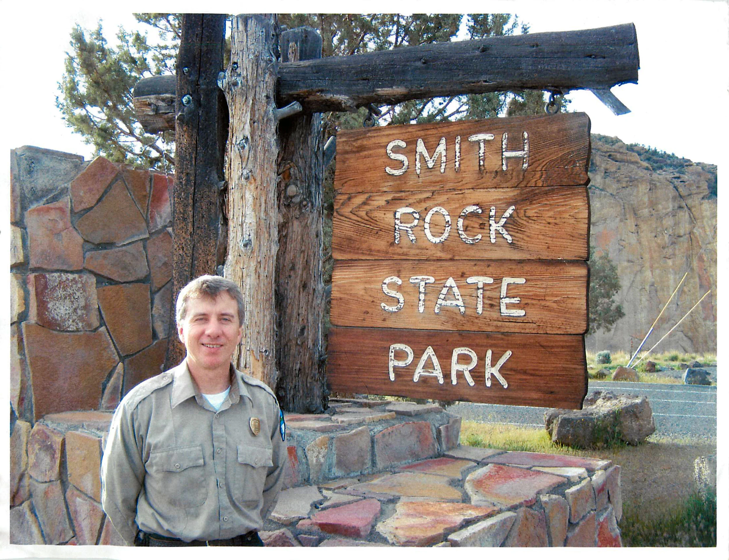Smith Rock State Park Manager Scott Brown in his first days at the park