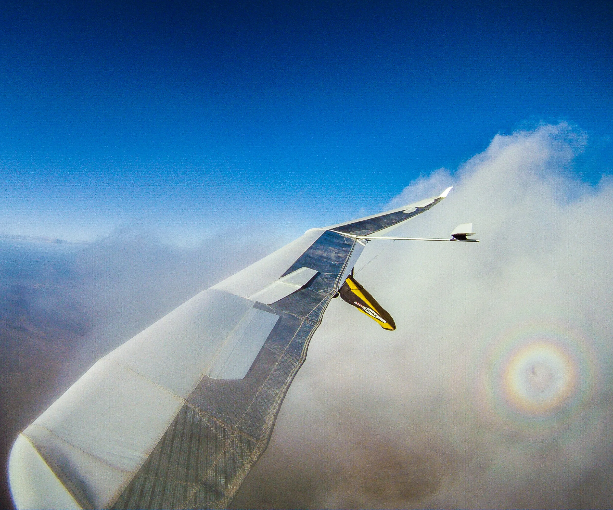 Charlie’s Atos VR rigid wing hang glider.