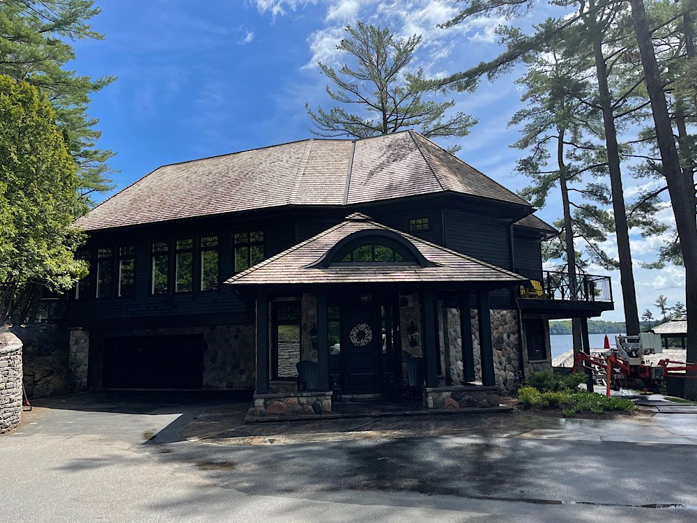 Removing Moss From Cedar Roofs Muskoka