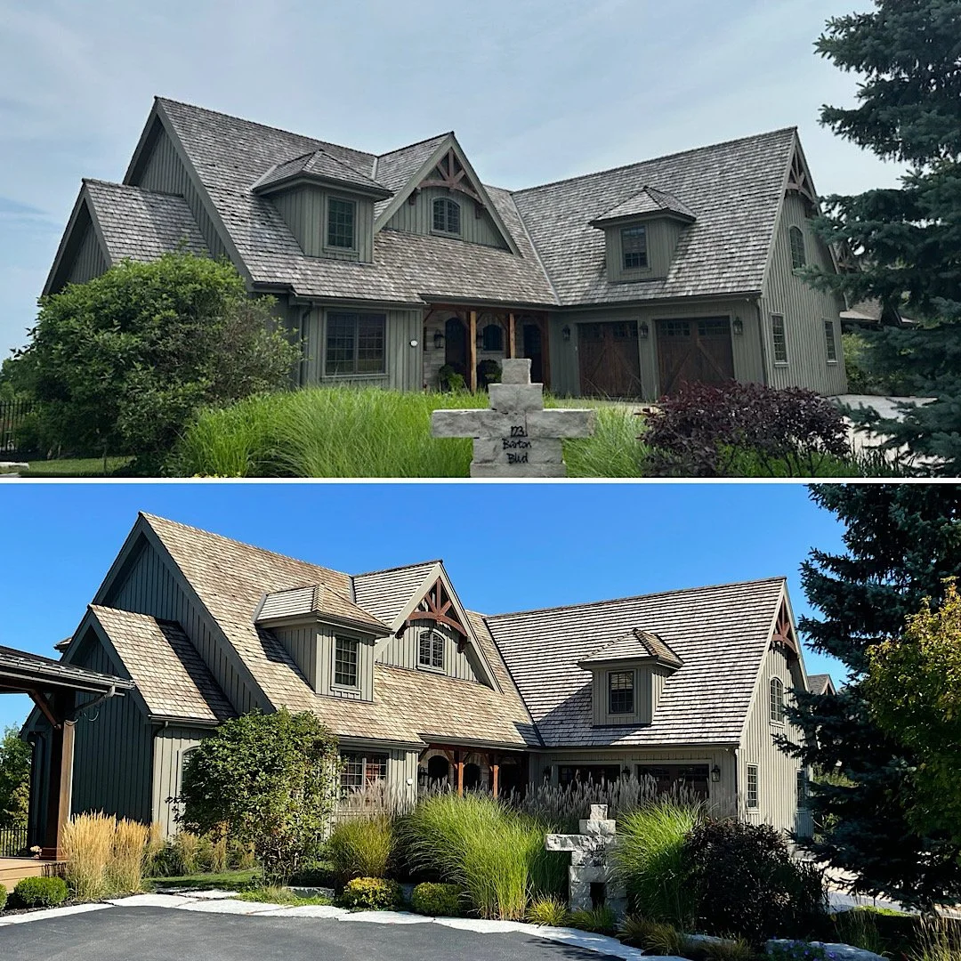 Professional Cedar Roof Cleaning 