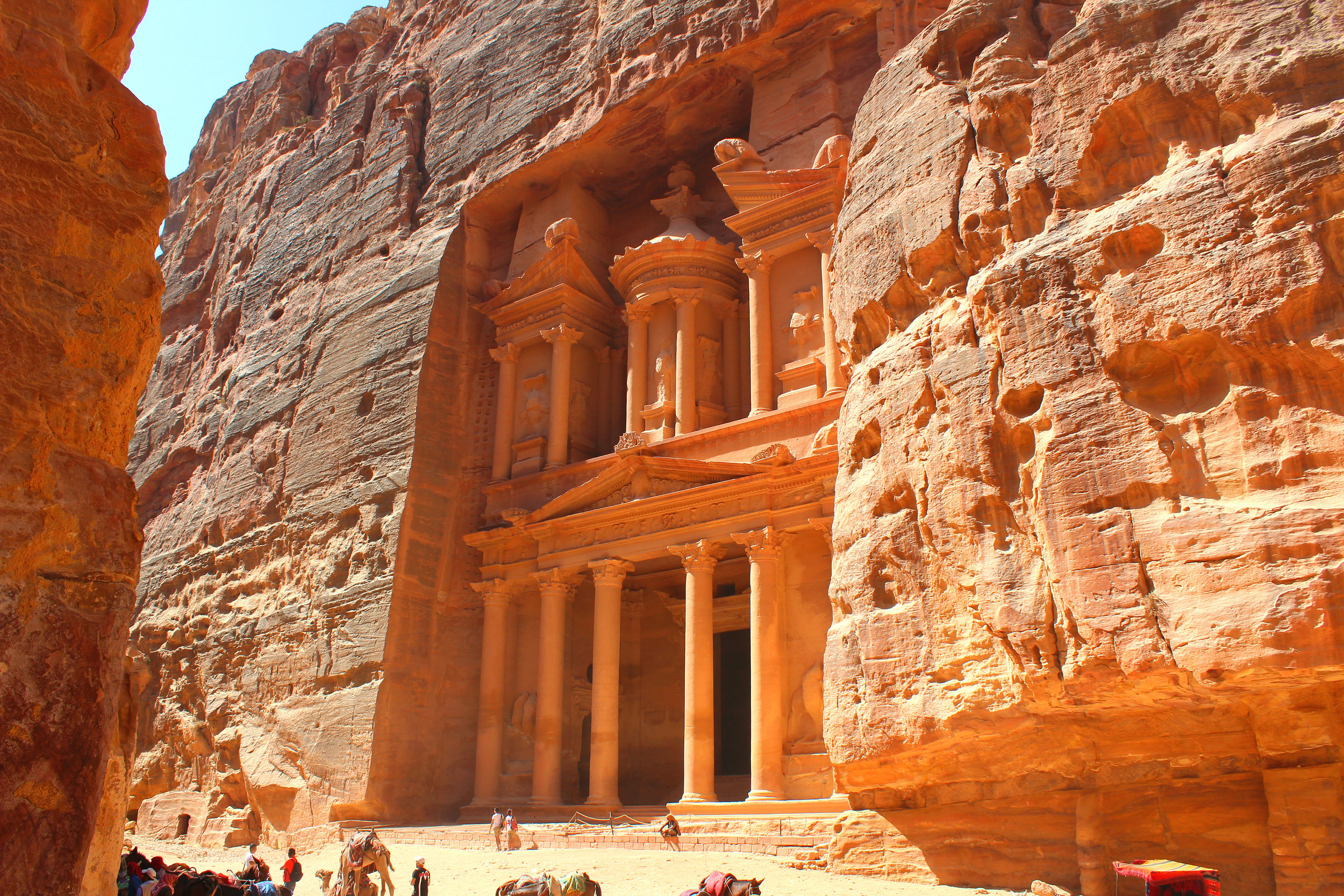 The Ancient Stone City of Petra, Jordan