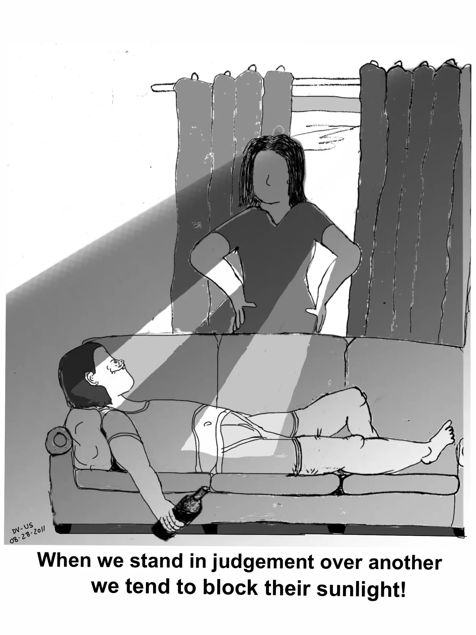 Standing in Judgement Over Another