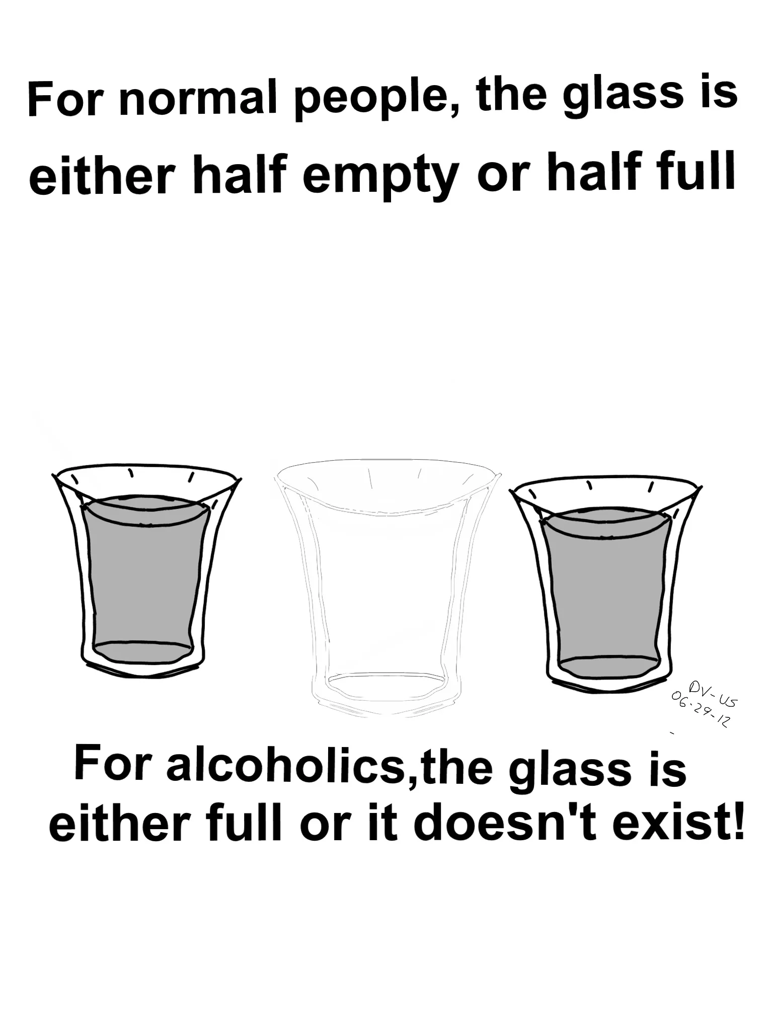 Half empty or half full glasses.JPG