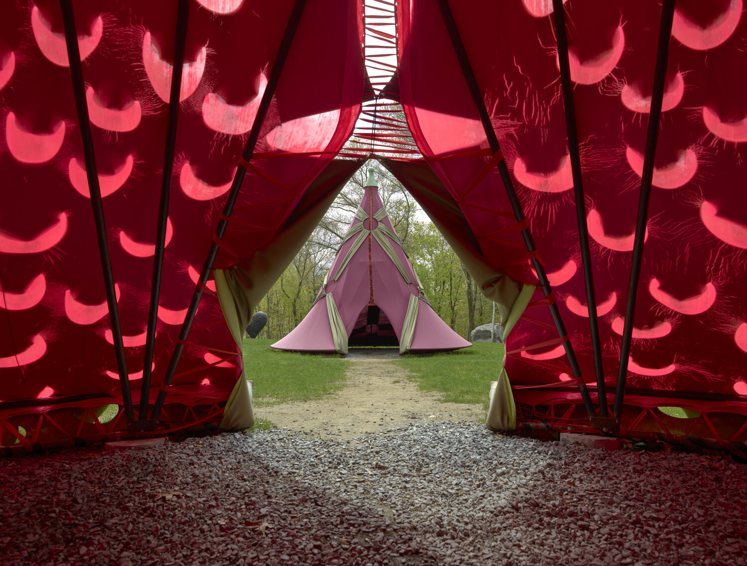 Interior of Pink Turret, Spring 2020