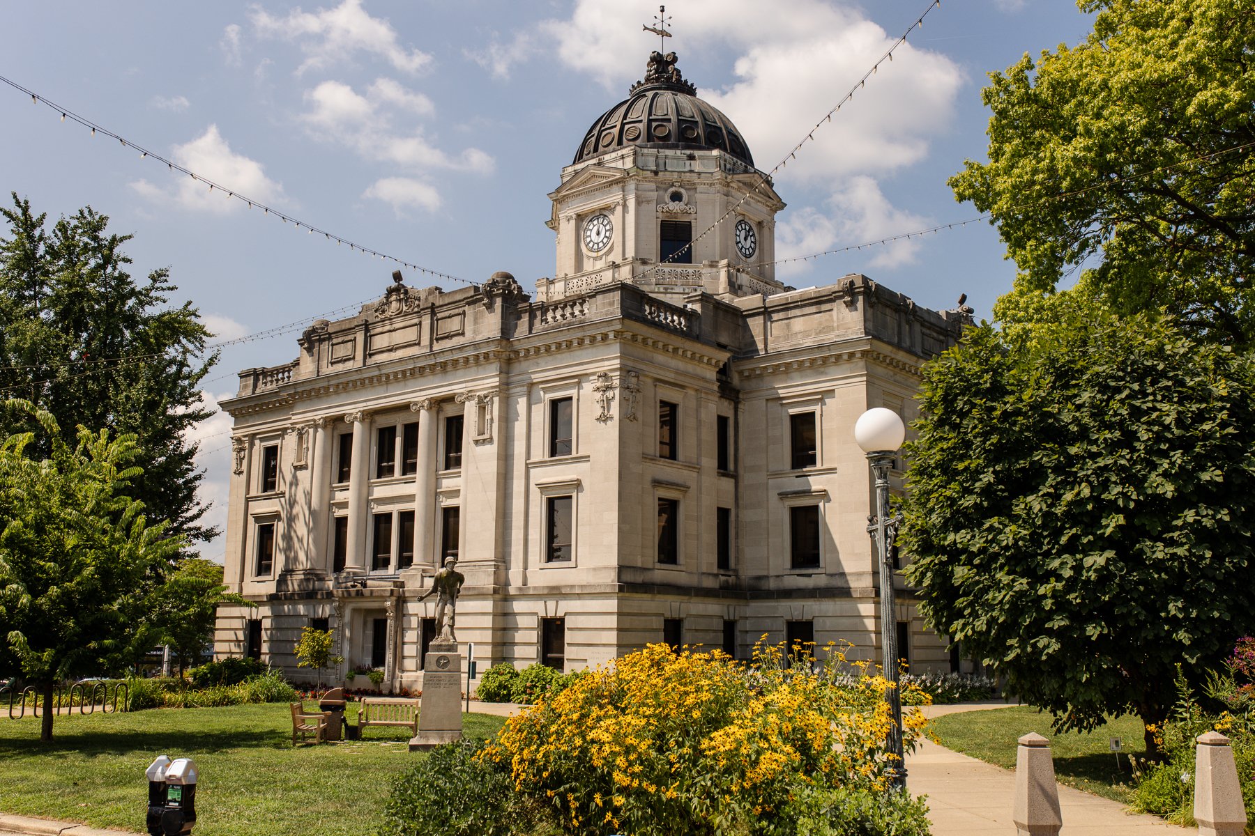 Bloomington, Indiana town square