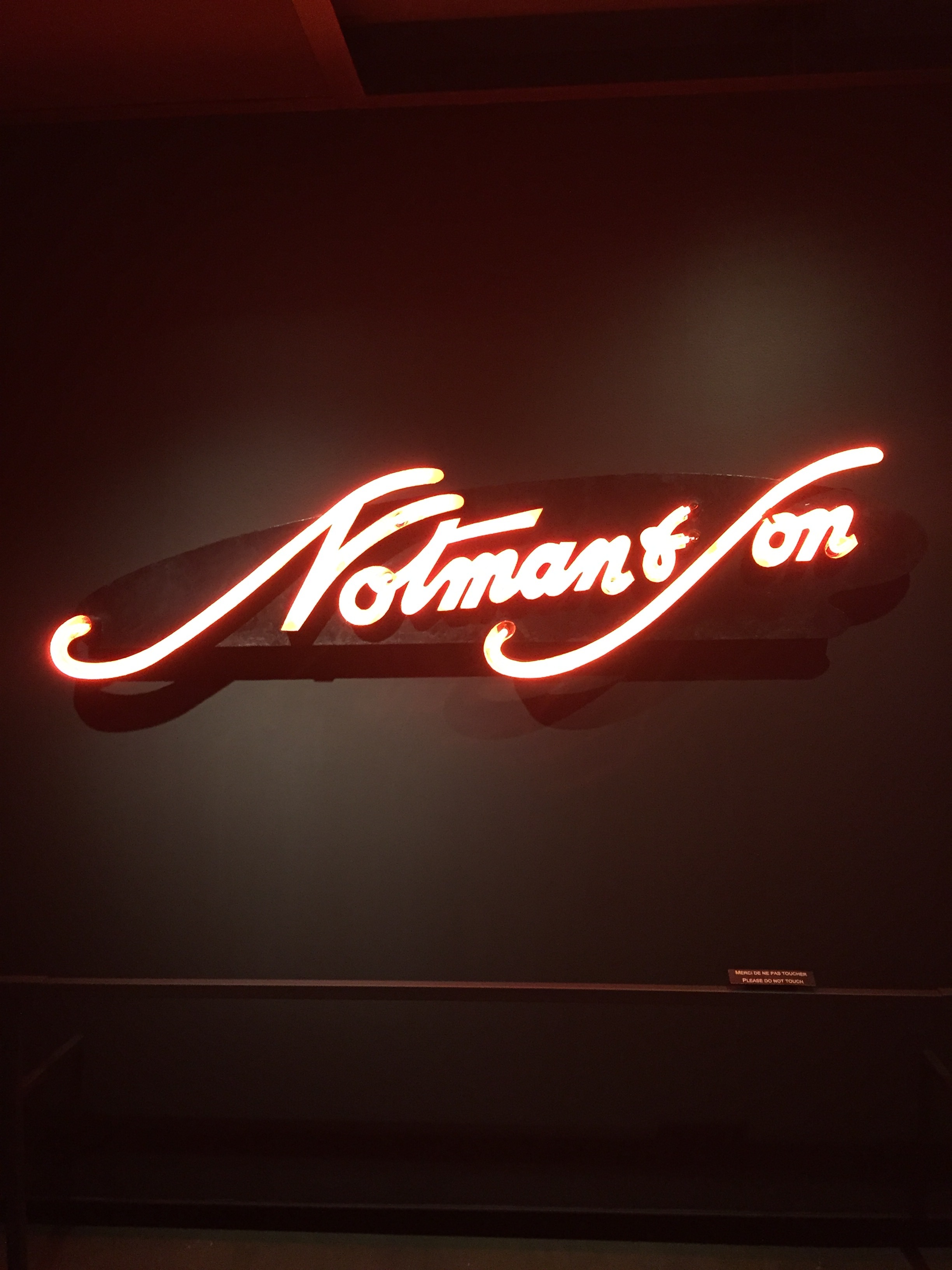 Notman & Son neon