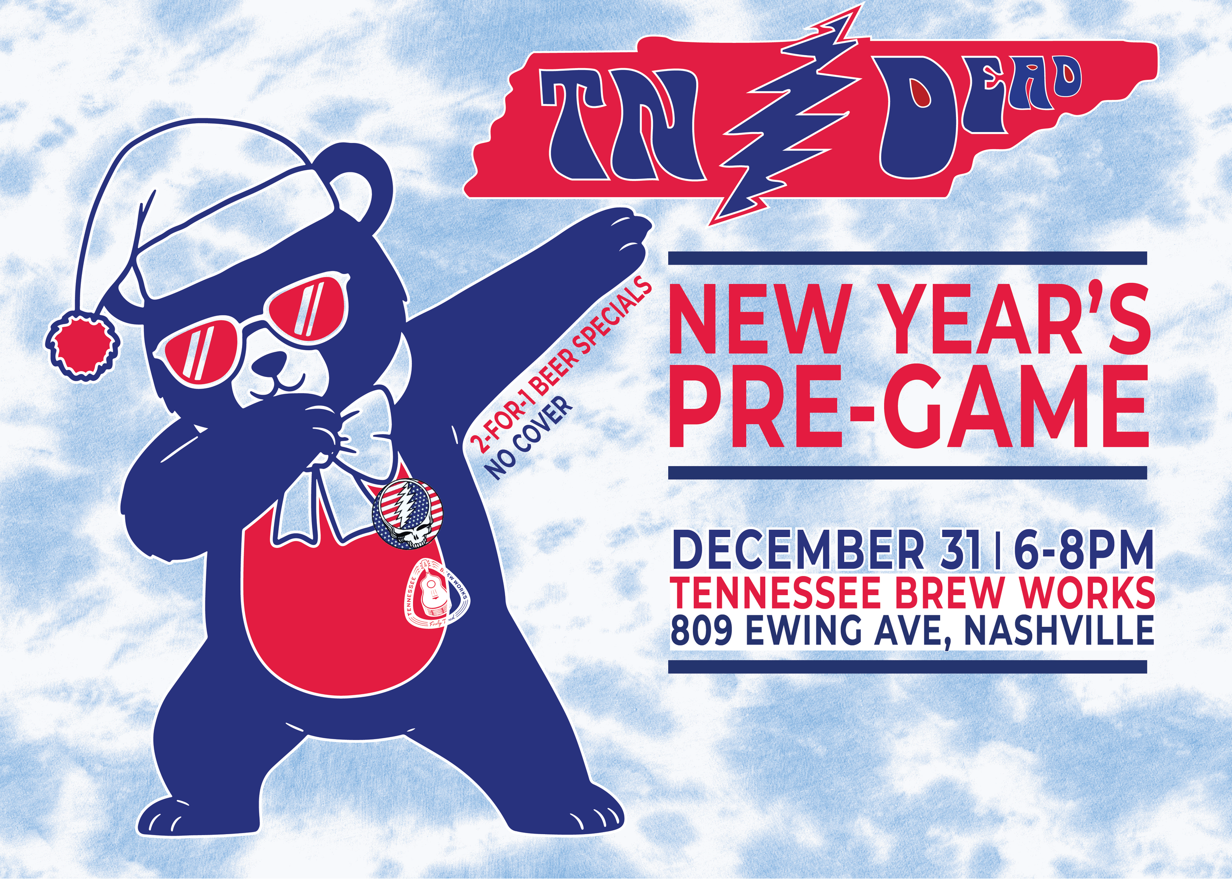 Tennessee Dead &amp; 2-for-1 Beer specials