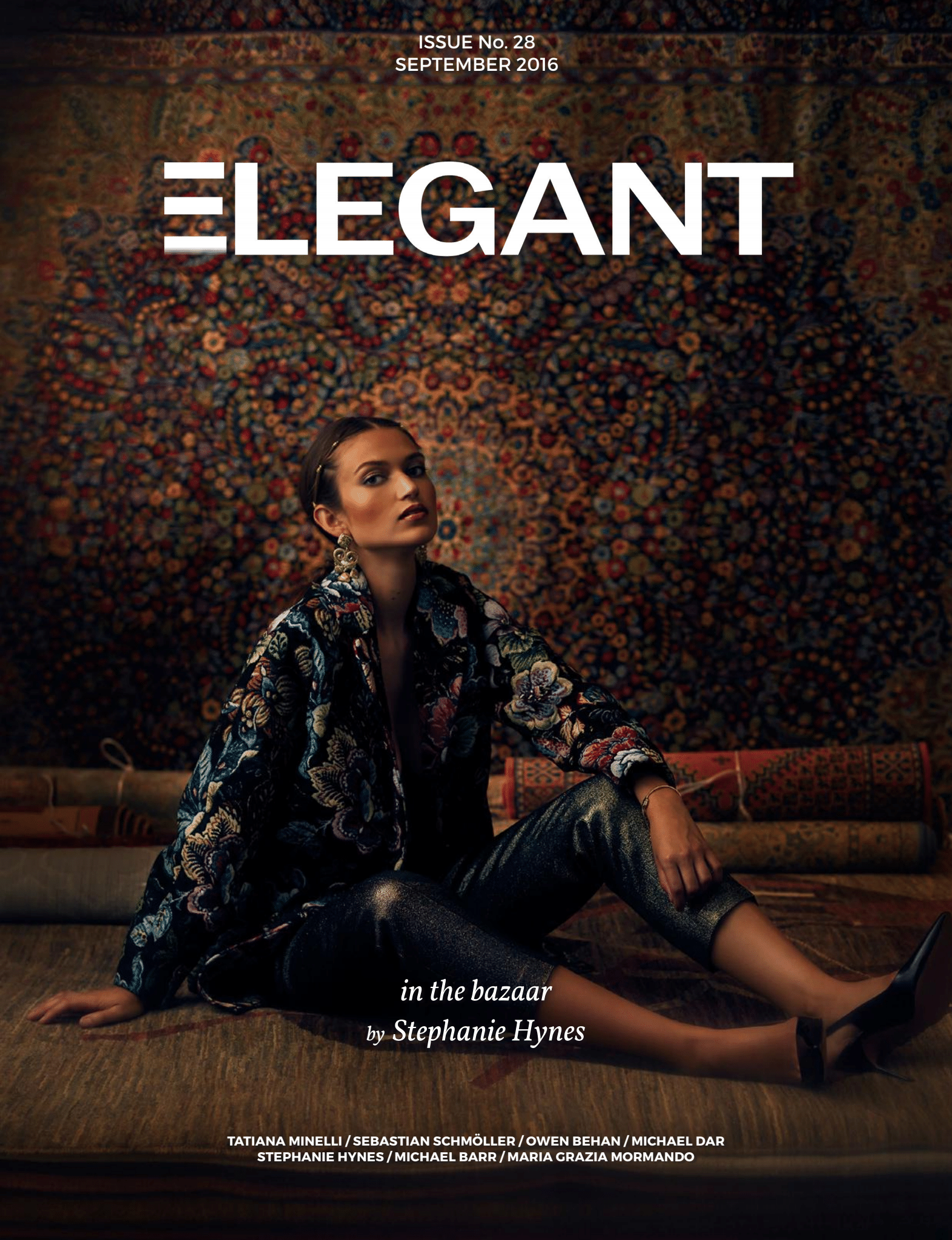 Elegant Magazine Cover