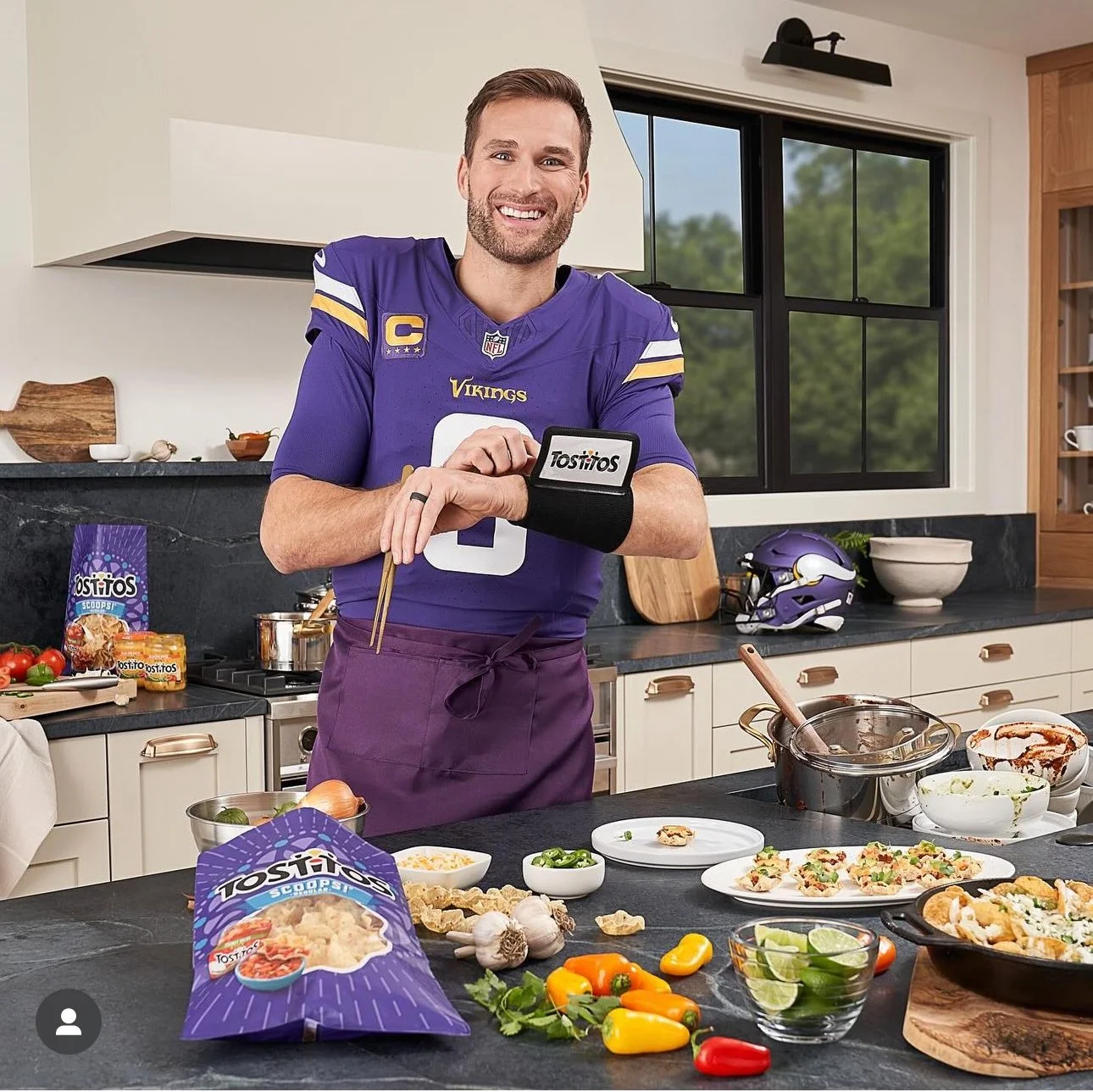 Kirk Cousins for Tostidos