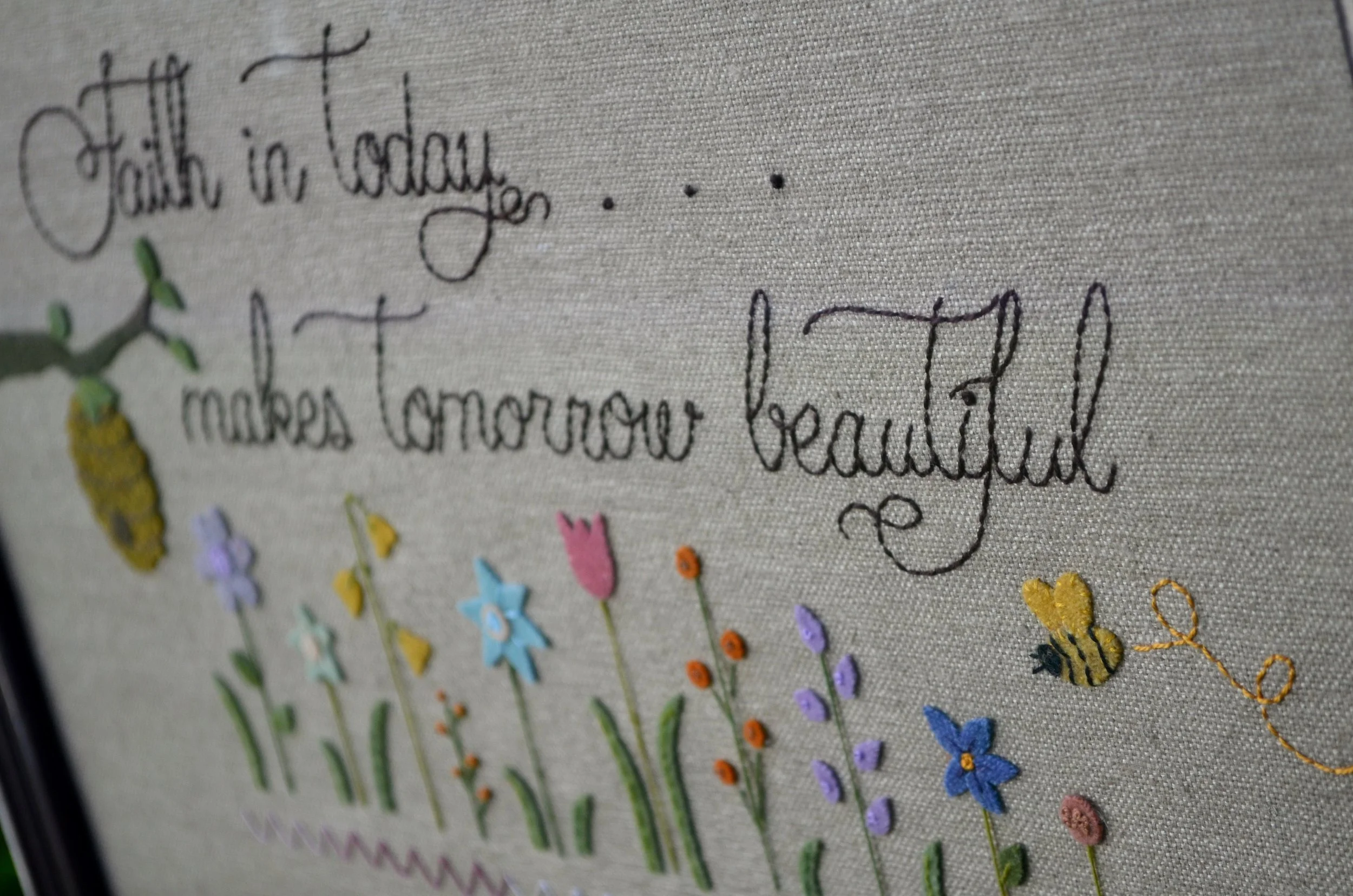 Faith in Today Wool Kit by Nutmeg Hare
