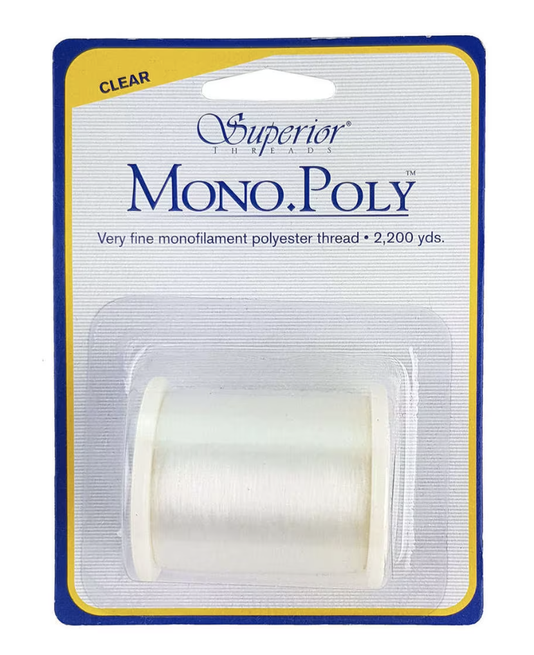 Midway Wool Company - Midway Wool Extra for Wool Crafts and Hand Applique -  Mono Poly Clear Thread