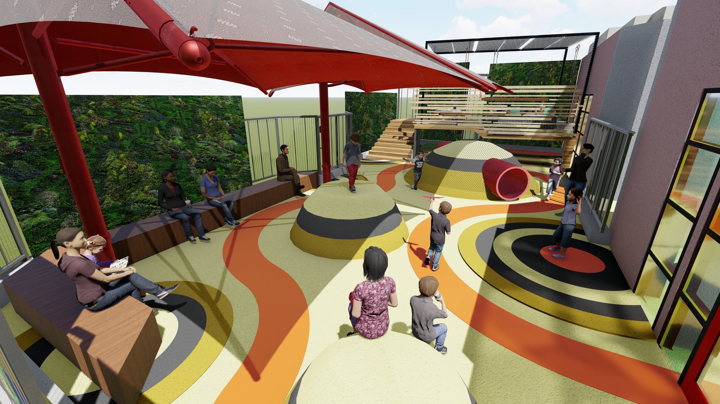 St. Jude Research Hospital Play Area Deck