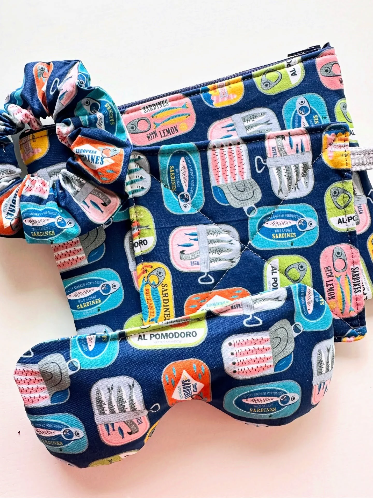 how fun is this #sardine fabric?!