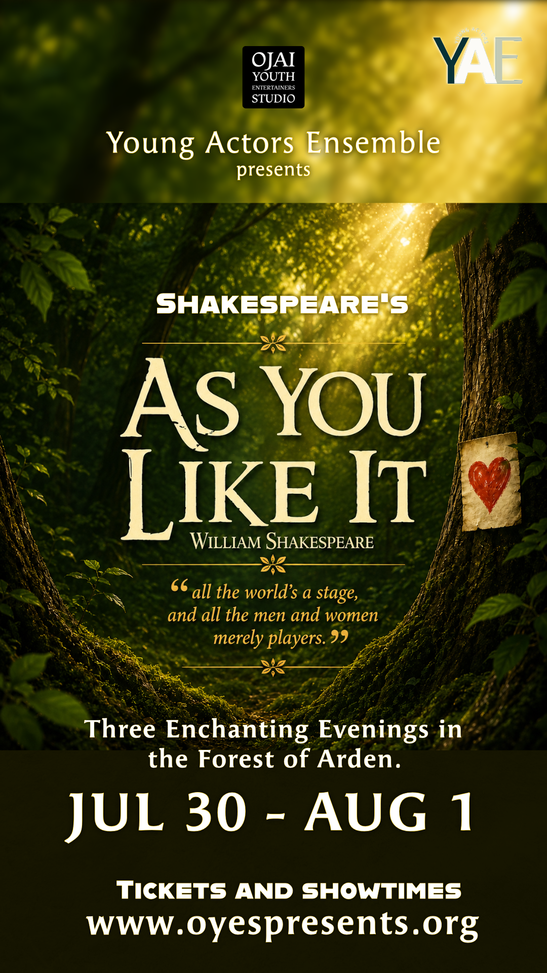AS YOU LIKE IT