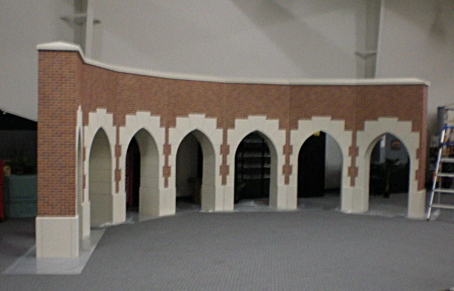 The arches in progress. Sorry about the blurry picture. All I had was a flip phone back then.
