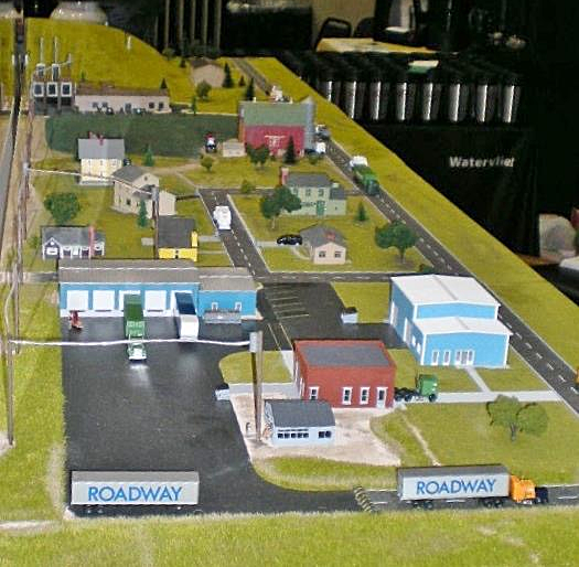 Model for Best Way Disposal showing how they generate electric power from methane trapped from the landfill in Watervliet MI