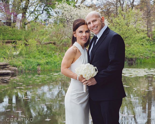 Always great to get back out to the lily pool when spring has sprung. Congratulations Ines &amp; Chris! #chicagoelopement #chicagoelopement #elopement #elopementwedding