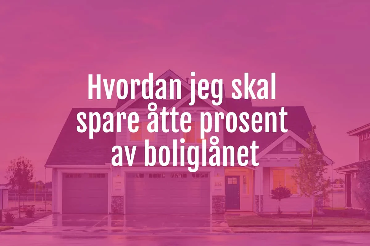 spare på boliglån