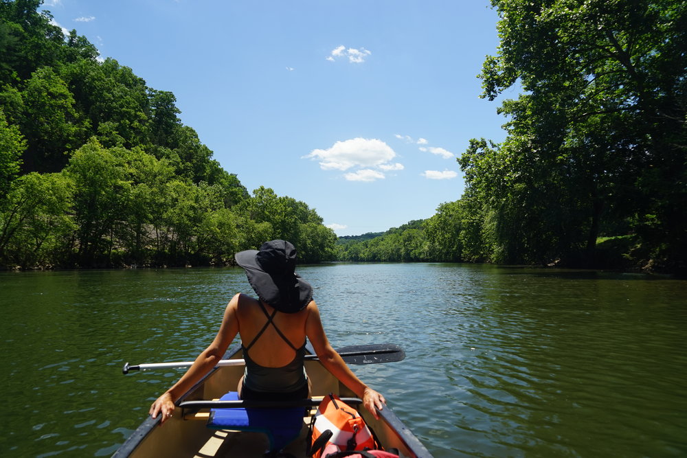  Canoe on the   Upper James River    