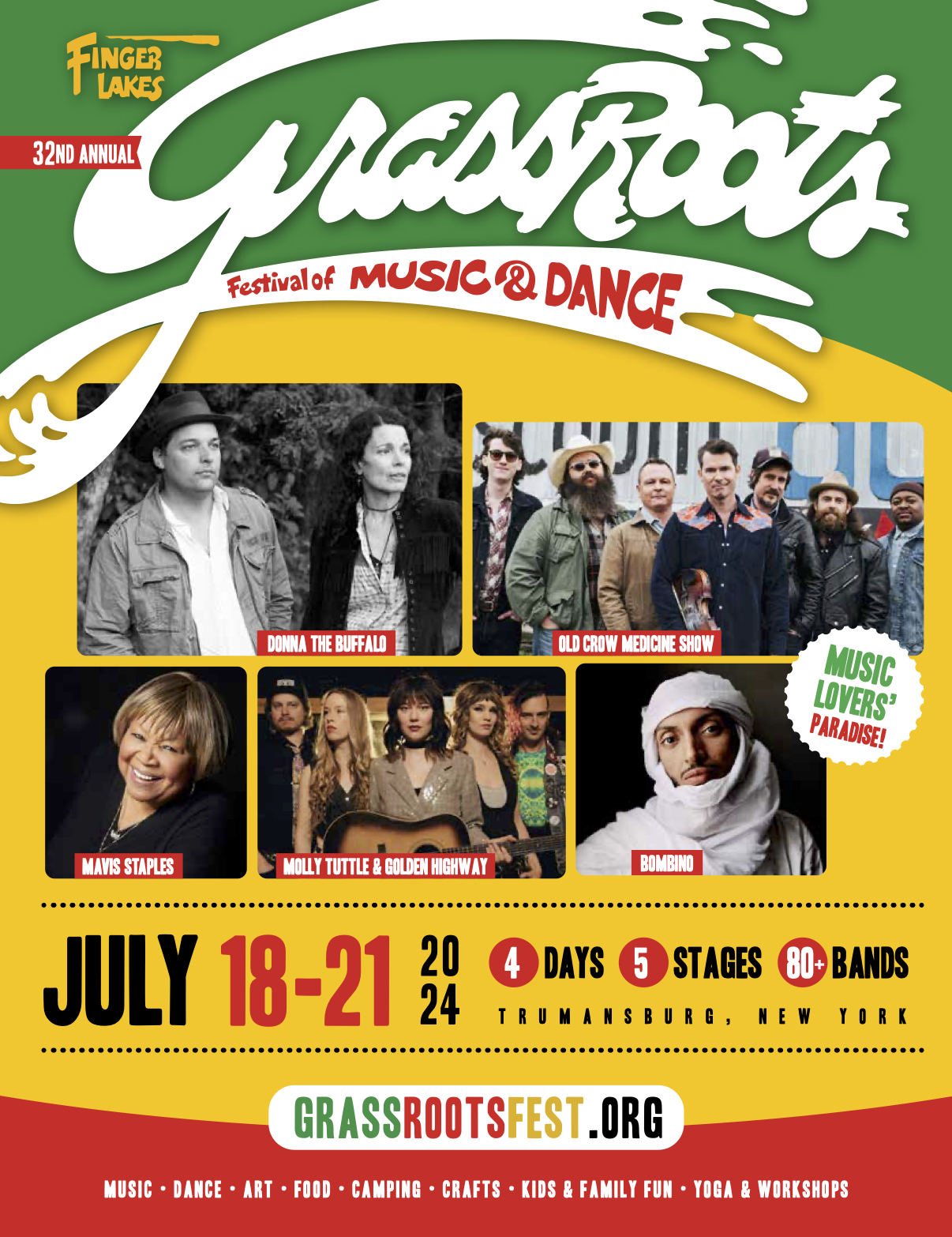 Festival Program — Finger Lakes GrassRoots Festival of Music & Dance