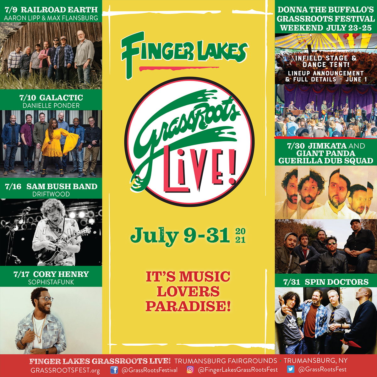 Finger Lakes Grassroots Live 21 Grassroots Festival Of Music Dance
