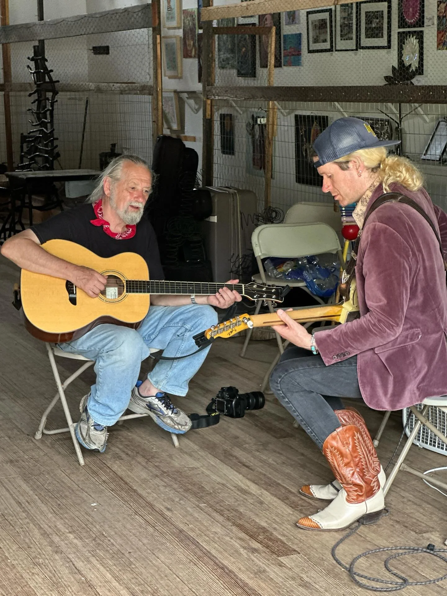 🌞 Last day of workshops at Culture Camp and the fairgrounds were buzzing! With instruments echoing from every corner and crews setting the stage, the excitement was impossible to miss. GrassRoots Festival kicks off tomorrow&mdash;let&rsquo;s gooo!