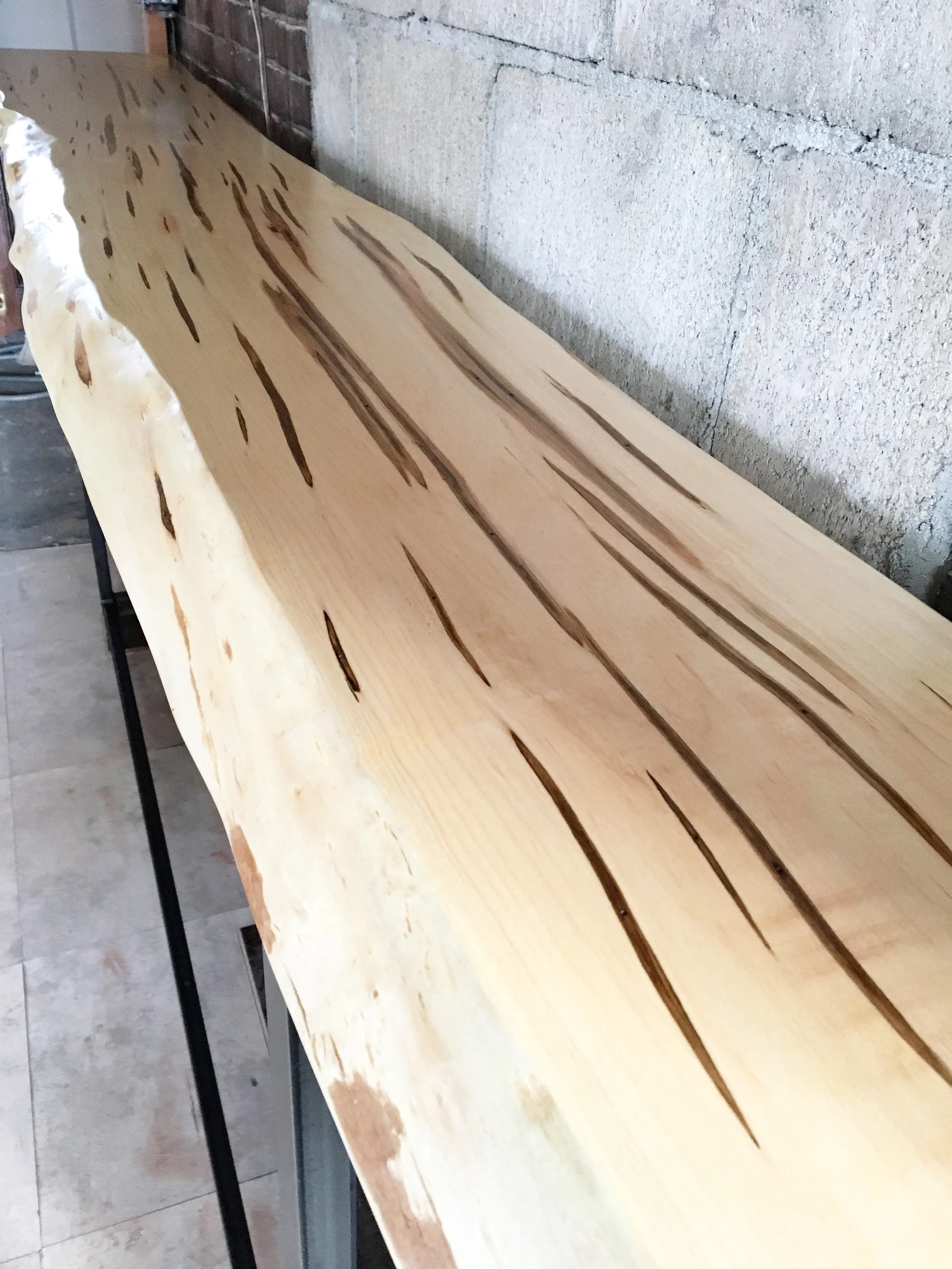 Wormy maple - also called "ambrosia"