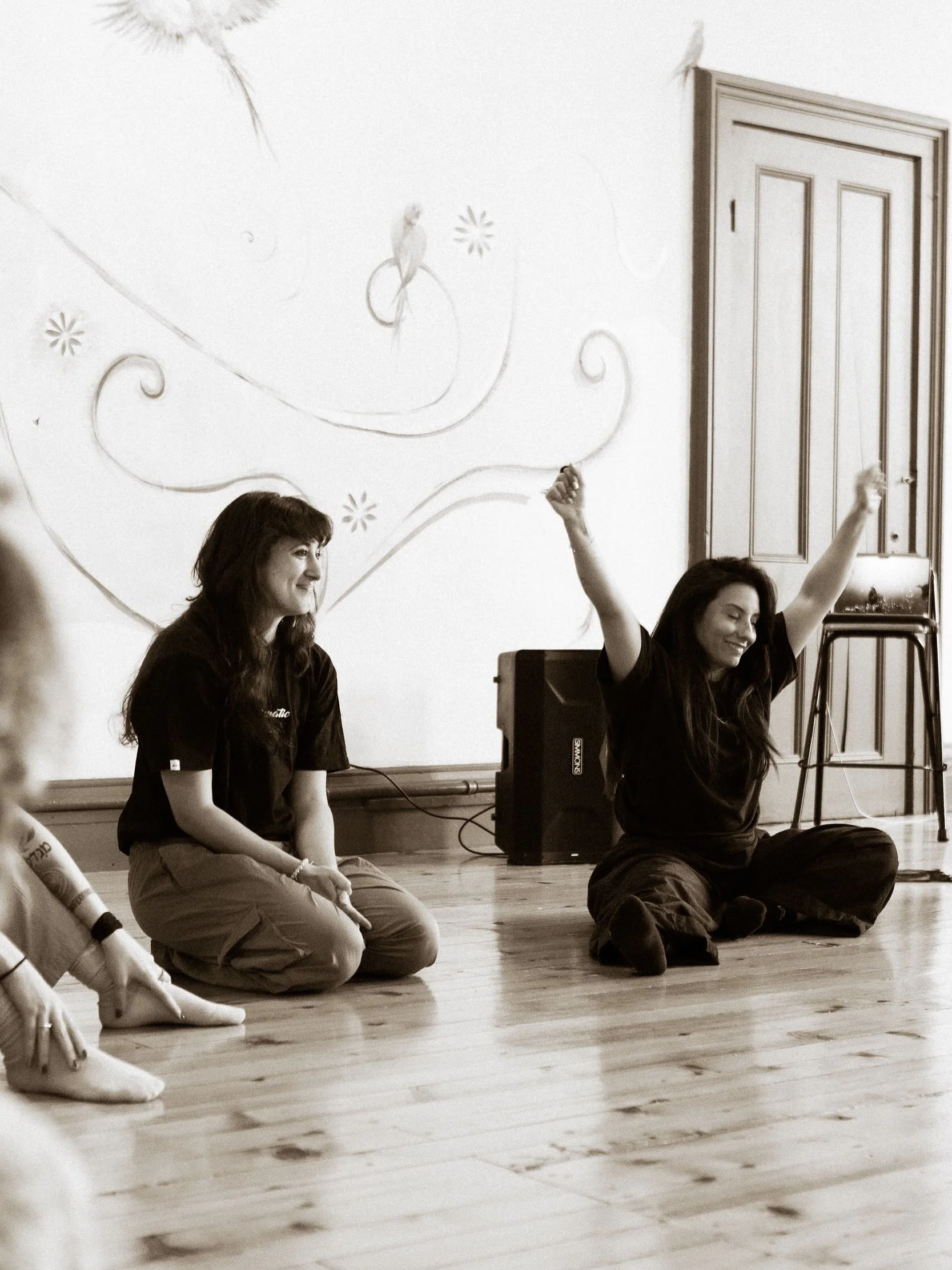Of course in our workshops we dance&hellip;but we also create space to celebrate together, process, laugh, and feel. 

Captures are from &ldquo;More than a Wave&rdquo; with @alex__waves 

📷 by @alice_arida