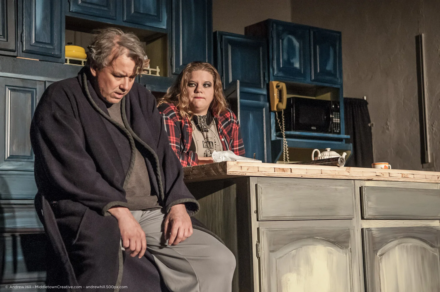 Rob Andersen as Tom & Caitlin Weber as Gail