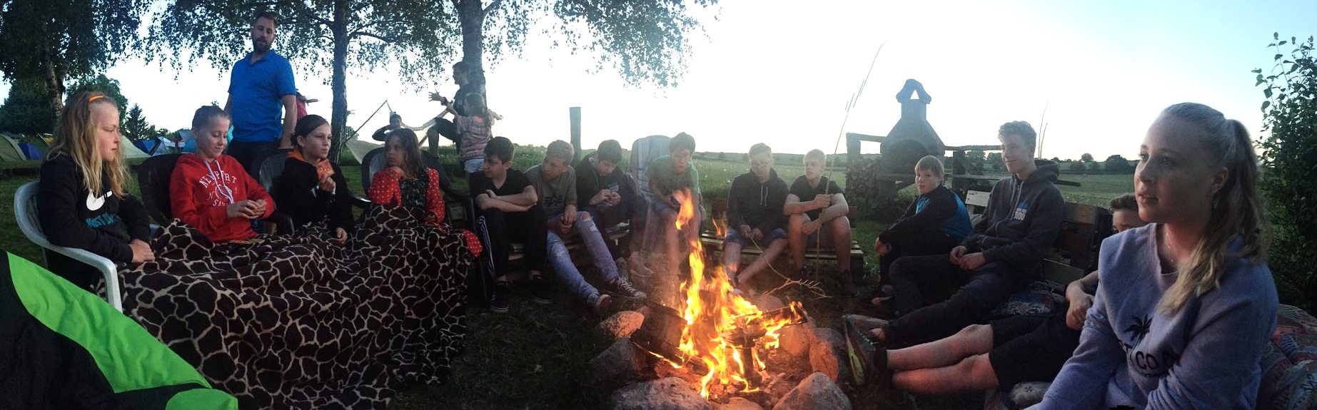 Unsere Lagerfeuerstelle...