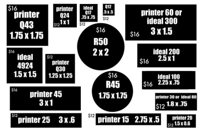 Regular Rubber Stamp Size 1-1/2 Inch Diameter