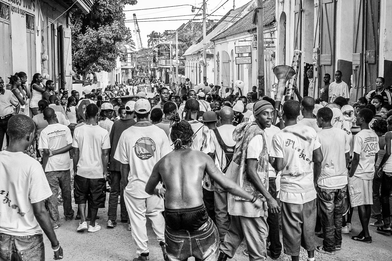  Walking on foot back to the hotel, particularly late at night, was frequently challenging depending on the local political climate. 