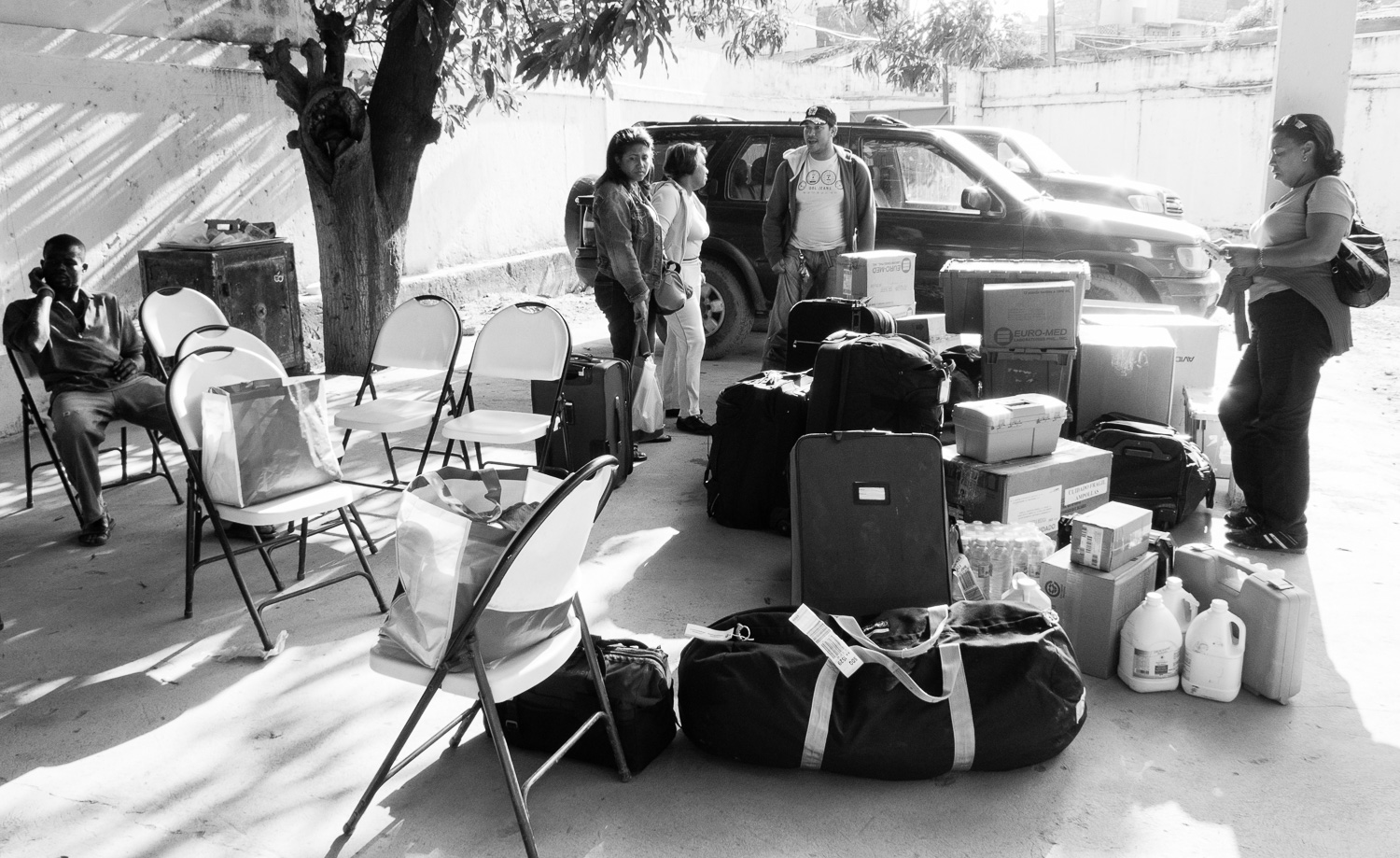  We arrived in Cap Haitien with several hundred pounds of surgical equipment and supplies that we brought with us from the CURE hospital in Santa Domingo. 