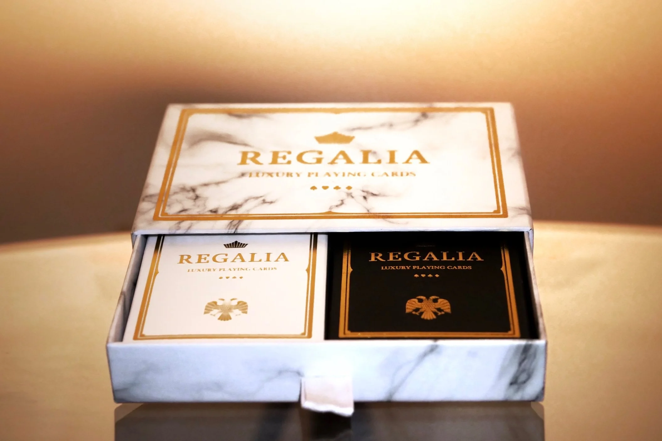 thumbnail image 2 of Regalia White Playing Cards By Shin Lim - GamelandSKN 2 of 13