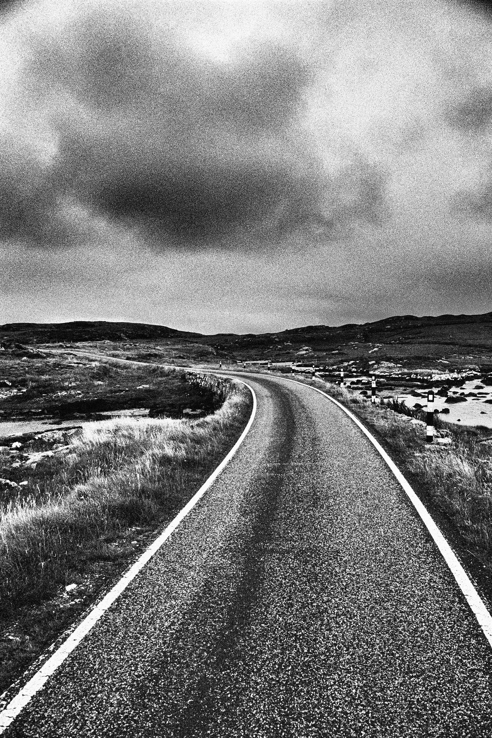  Road With Two White Lines, North Uist, 2018 