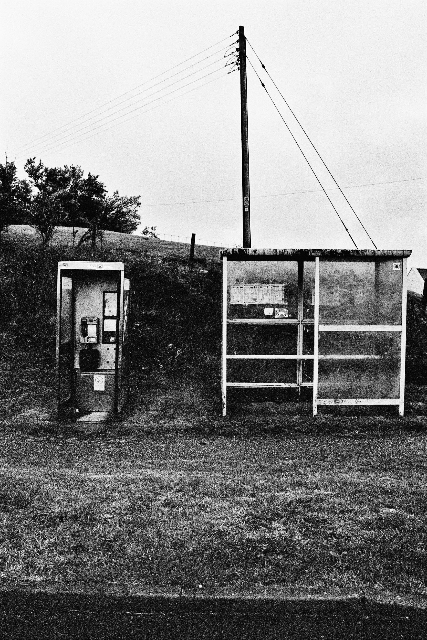  Bus Stop with Phone Booth, Lochmaddy, North Uist, 2018 