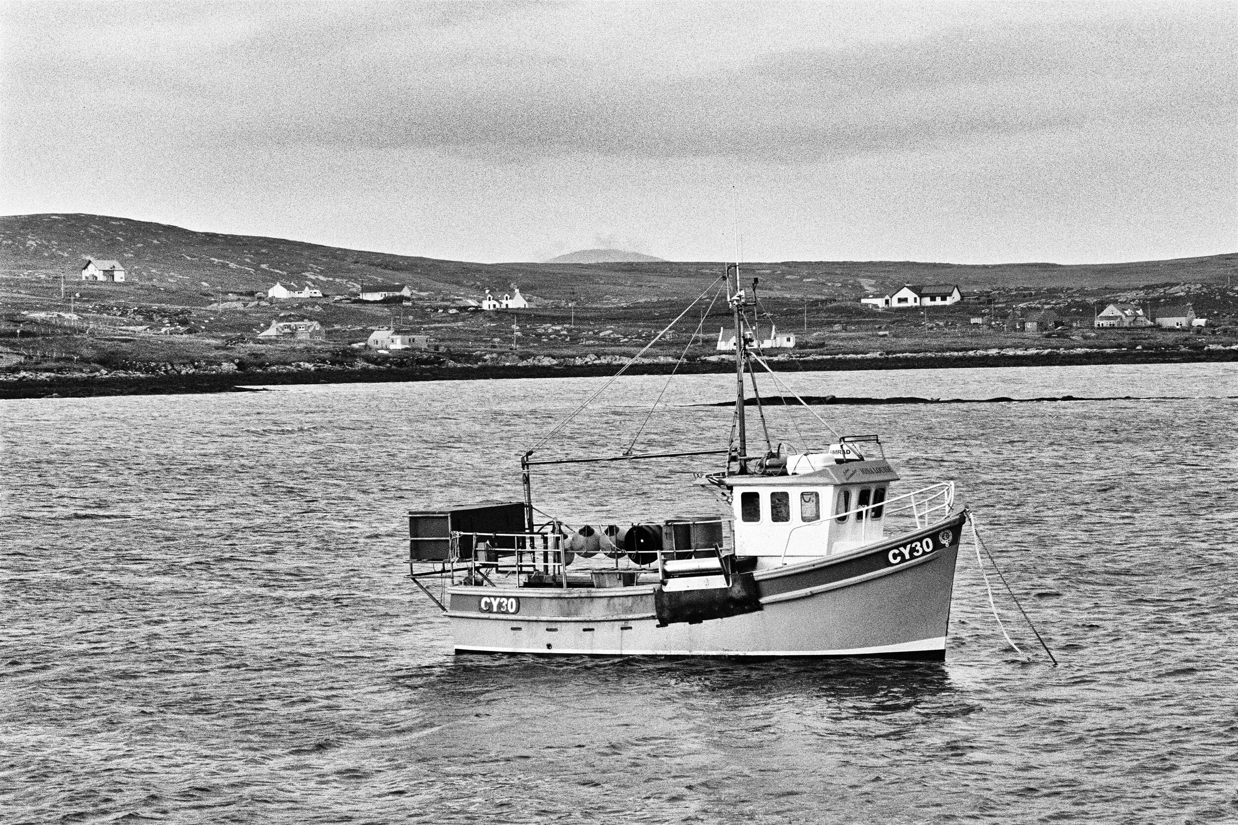  Fishing Boat, Berneray Harbour, Isle of Berneray, 2019 