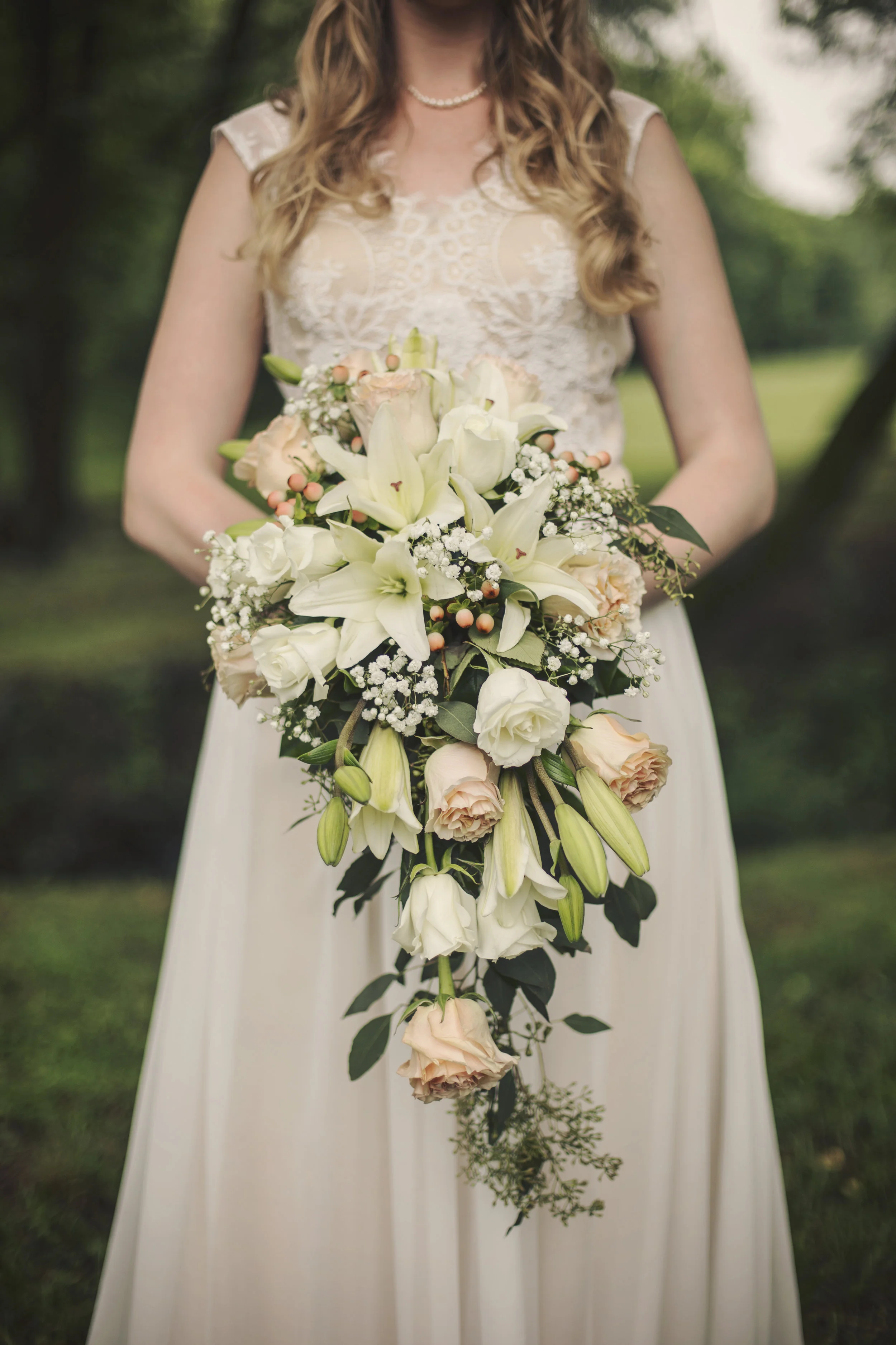 Flowers were arranged by Nada Howes.