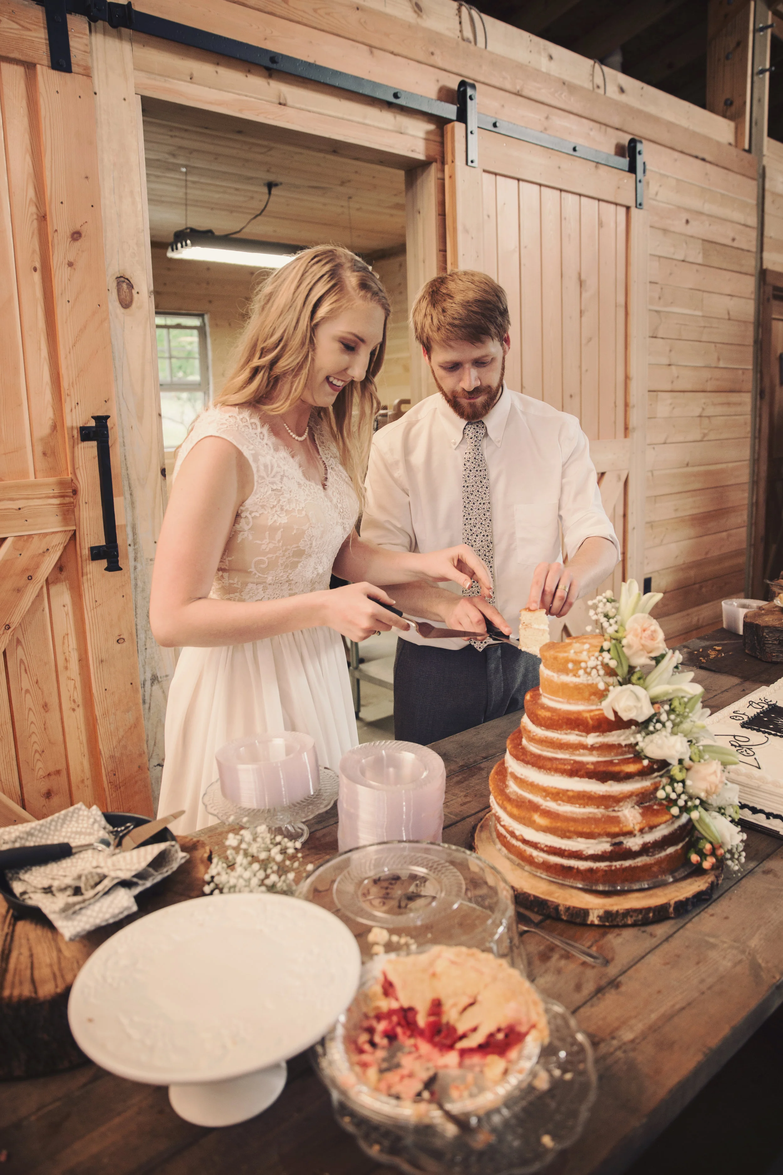 Cutting the cake because pie is not enough!