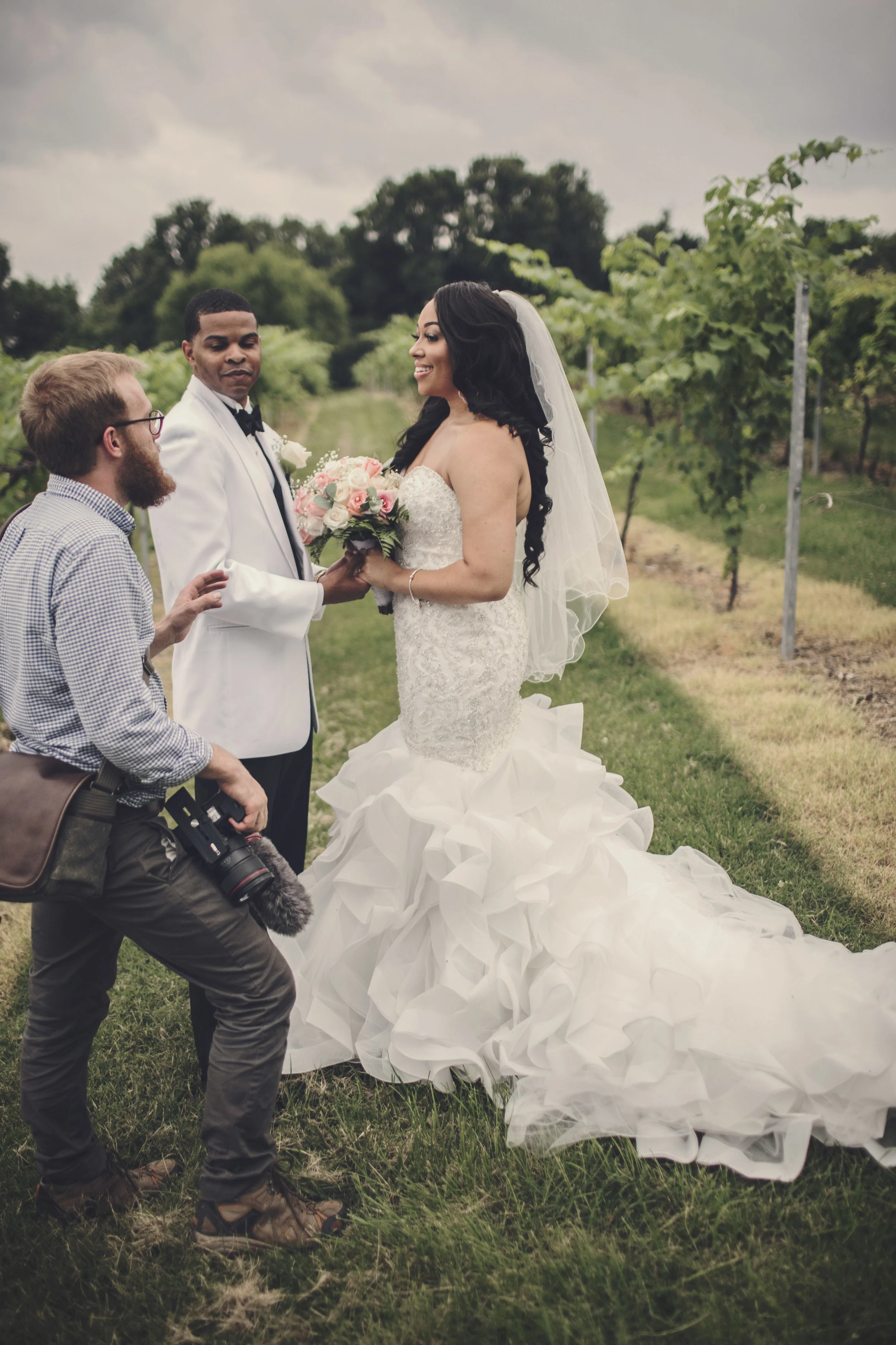 This wedding was very exciting for Fernweh Fox Weddings , because we had two separate crews on the same wedding. John led the crew for wedding videography, and I led the crew for wedding photography. It's always great when brides bundle our services, because we have the same goal of getting great shots-- and don't try to compete ;)
