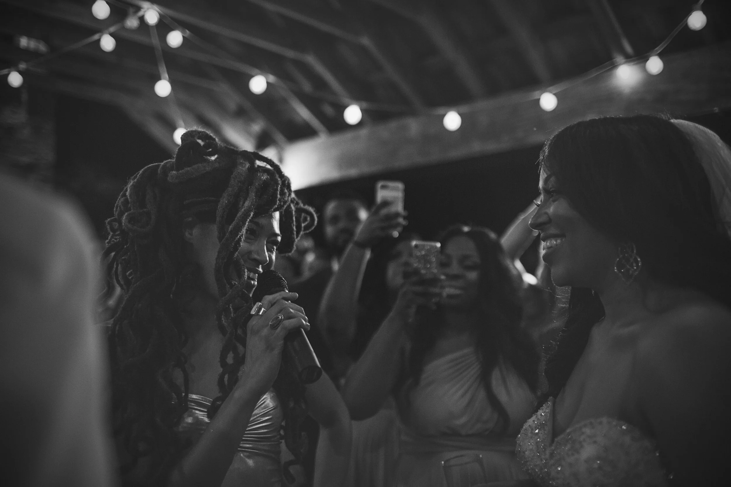 Afterwards, Valerie shared a tender speech with the newlyweds. There is nothing in this world quite like a sister's love. 