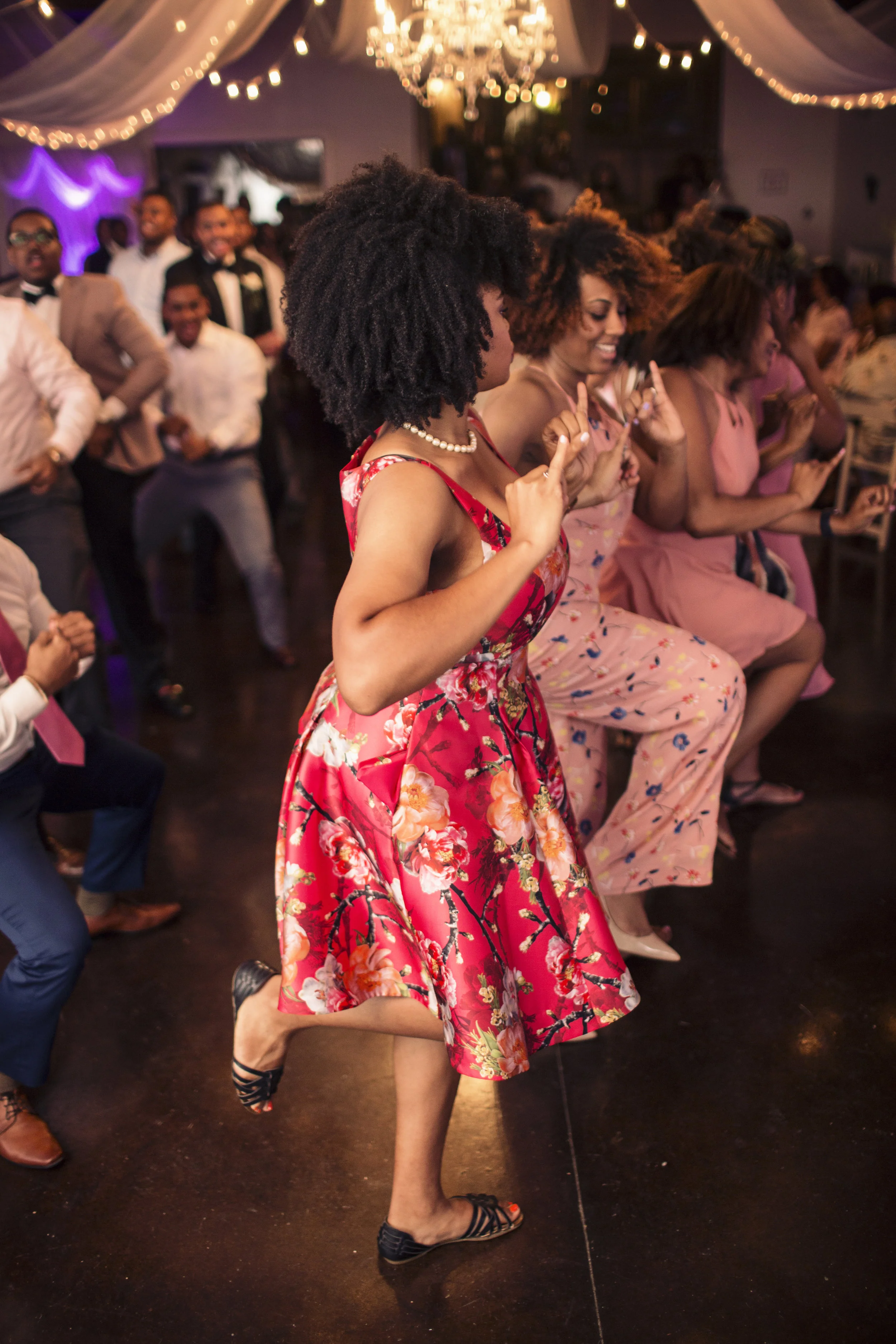The rough weather hit later into the reception, but it didn't put a damper on the bride and groom's spirits! Everyone had an AMAZING TIME! The dancing at this reception was unlike any I had every seen before. Everyone is so talented and beautiful! It was fantastic!