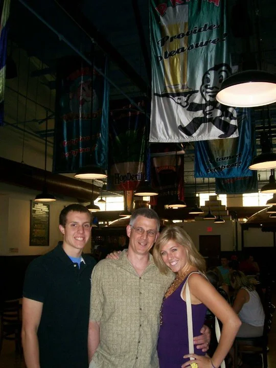 June 2010. My hair was too blonde and Golden Monkey was too good.