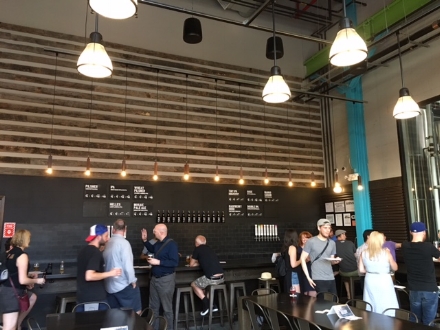 The bar at Five Boroughs