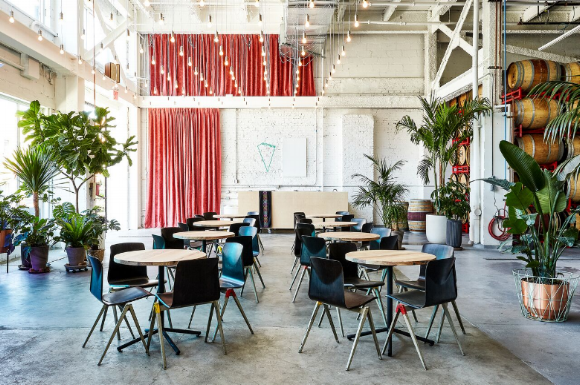 Grimm's inviting taproom. 