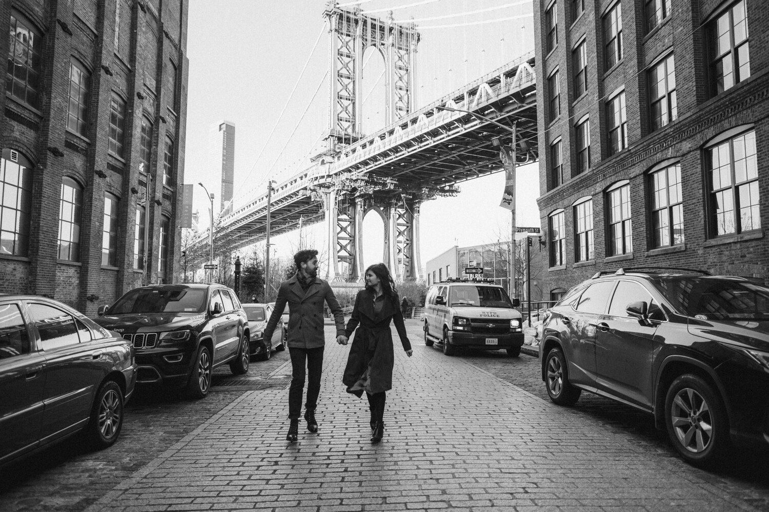 Brooklyn engagement session, Brooklyn engagement photographer, New York engagement photographer, Brooklyn bridge park engagement photographer